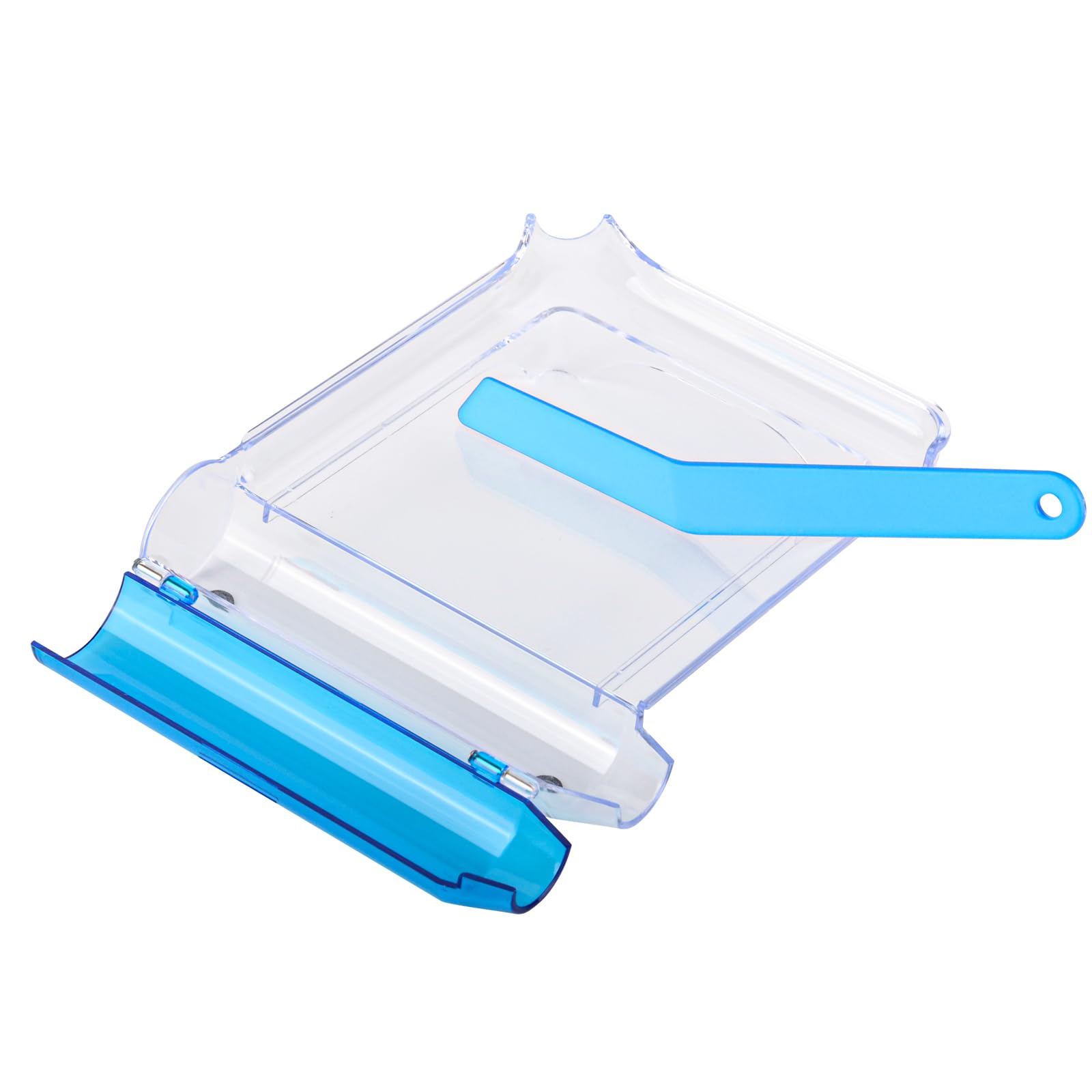 Medarchitect Right Hand Pill Counting Tray with Spatula (Clear - L Shape)