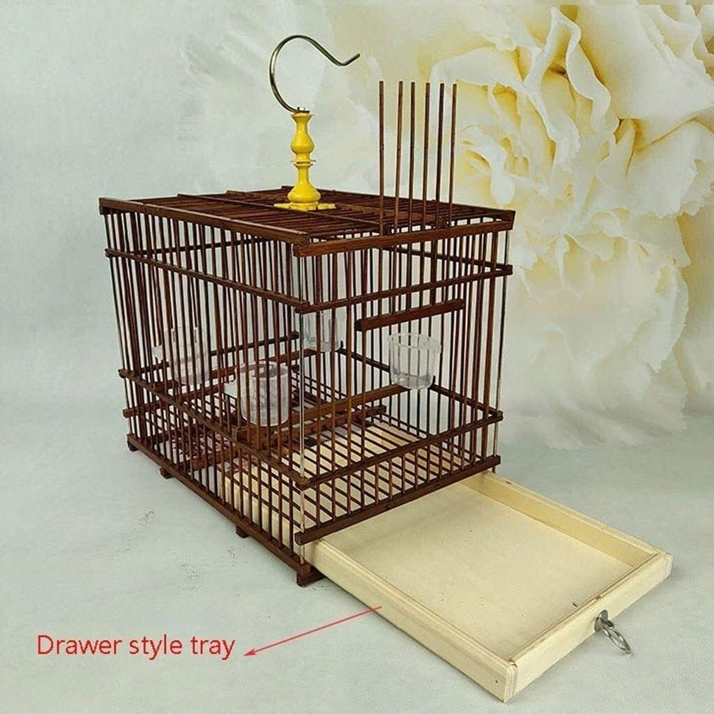 Gabbia per Uccelli da Viaggio, Gabbia per pappagalli, Regalo per Gli Amanti degli Uccelli, Casette per Uccelli, Gabbia per Uccelli in Materiale Creativo ed Ecologico