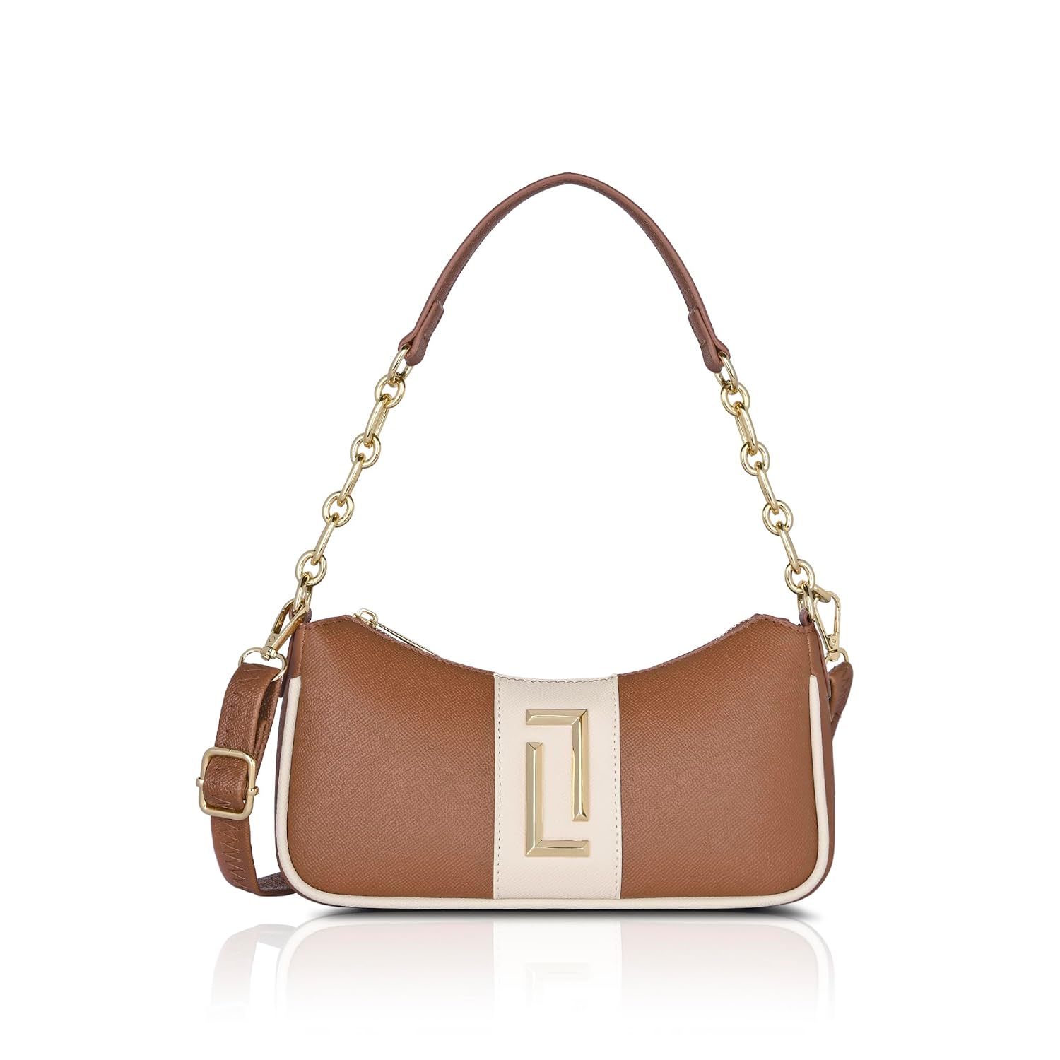 Lavie Luxe Women's Monica Small Colourblock Hobo Handbag for Women | Hobo Handbag for Women For Work | Ladies purse | Styl... - Review, Price and Buying Guide