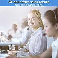 Vista 9 de Piezas de repuesto para silla de oficina, 28 pulgadas, repuesto de base resistente (2200 libras), pata de metal reforzada, rueda universal