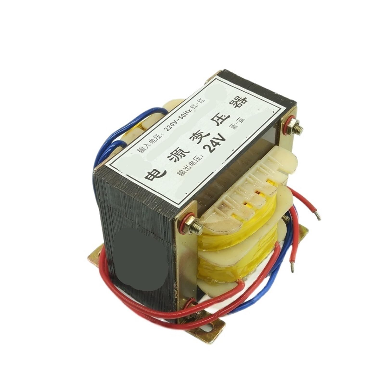 Transformateur de type E 220V 24V 200VA pour faire fonctionner la domotique et l'atelier