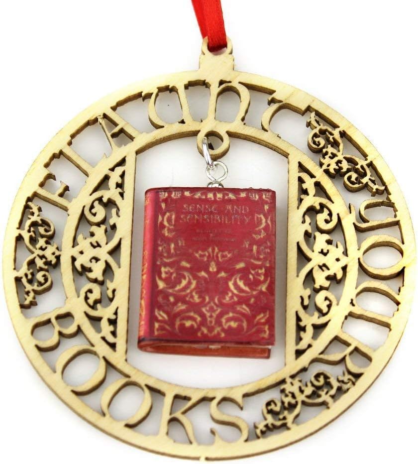 Sense and Sensibility Jane Austen First Edition Clay Mini Book Framed Home Wall Decor Ornament