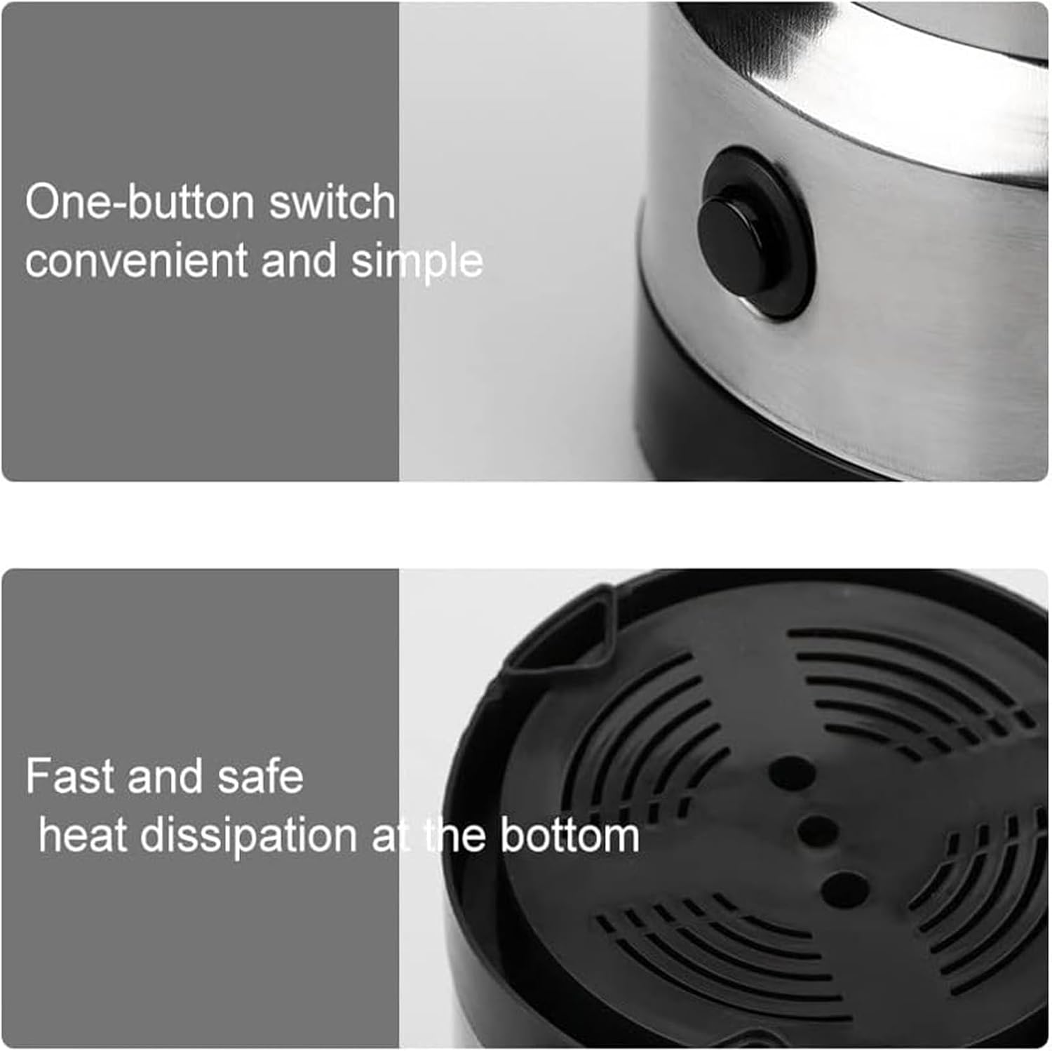 300w Electric Coffee Grinder, Grinding Salt and Pepper Grinder, Electric Spice Grinder, Grain Grinder Mixer Kitchen, Stainless Steel Material