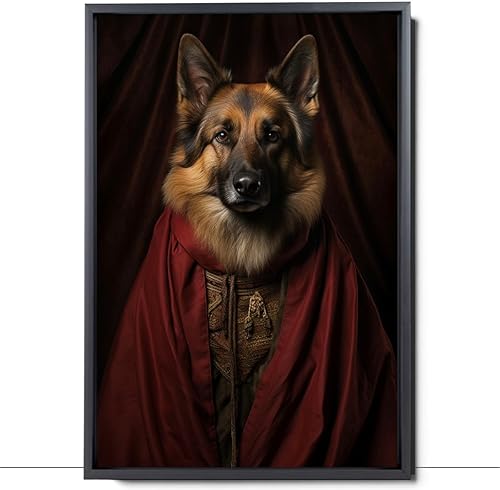 Miniatura 733 de Thuan Chow Chow Retrato de mascota con disfraz real de perro en un disfraz retrato de perro con vestimenta Retrato medieval de mascota retrato