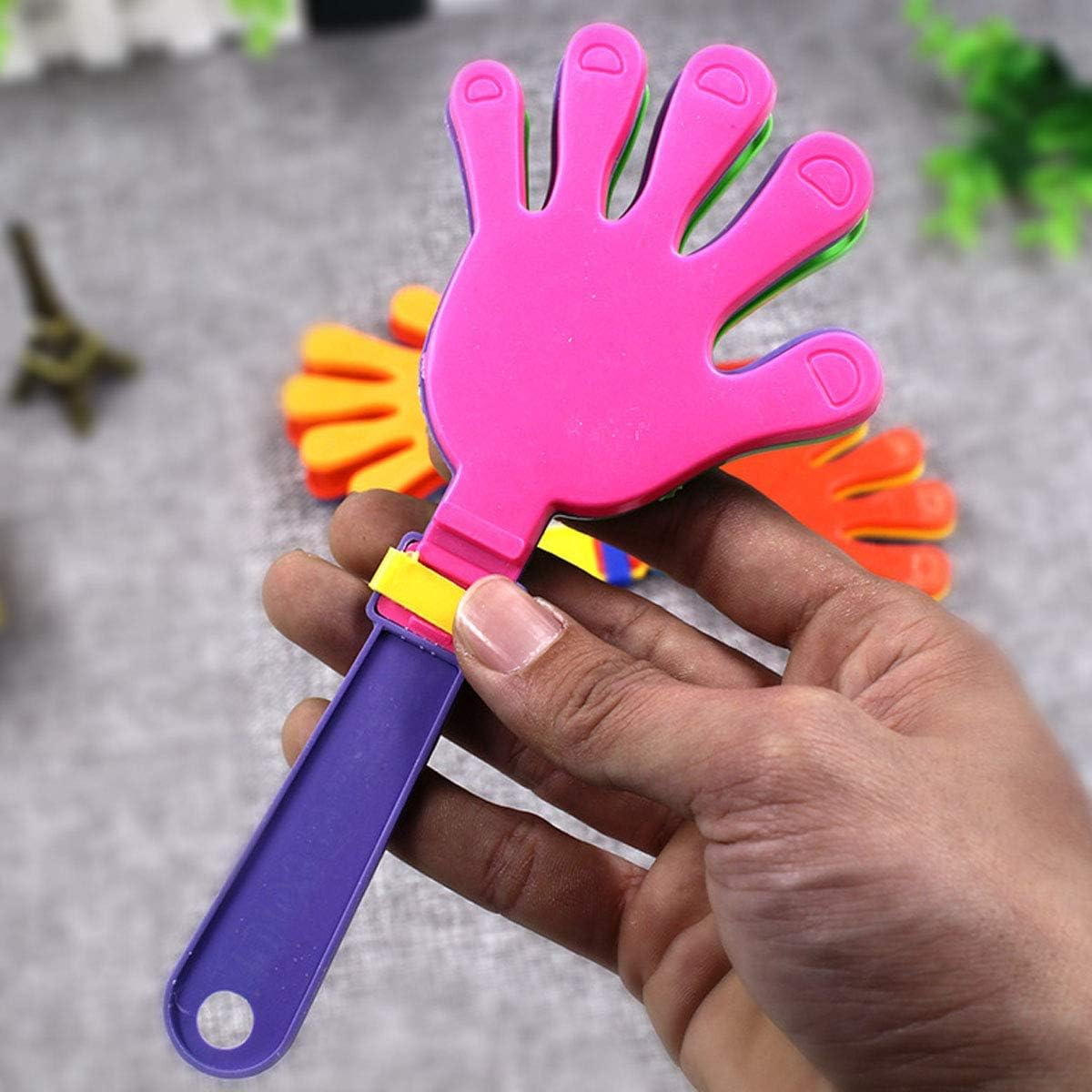 20pcs Plastic Hand Clappers Noisemakers Toys for Wedding Birthday Party Palm Claps : Toys & Games