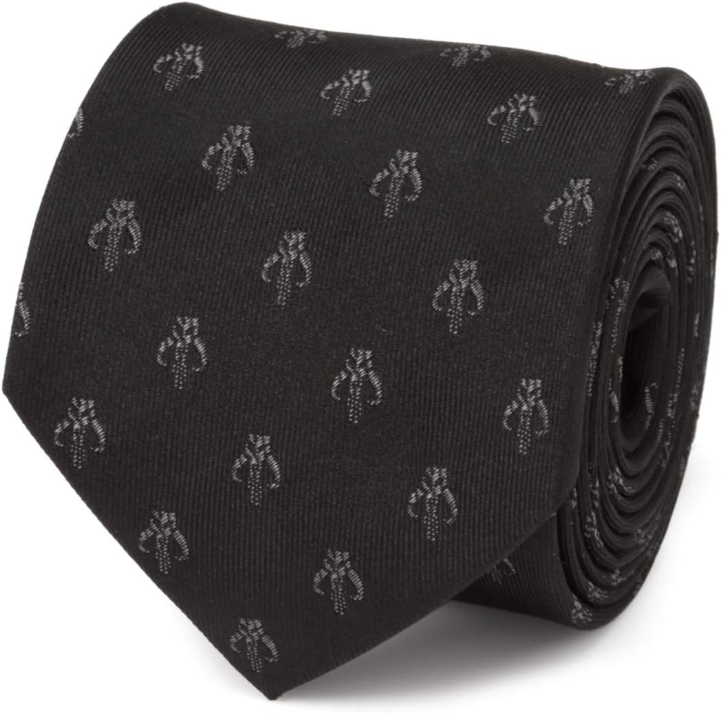 Mandalorian Black Silk Men's Tie