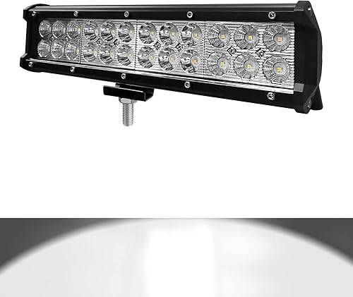 Miniatura 1 de CZJCGD Barra de luz LED de 11.73 pulgadas y 72 W para camión, combo de inundación puntual, luces todoterreno de 6000 lm, luces de lámpara