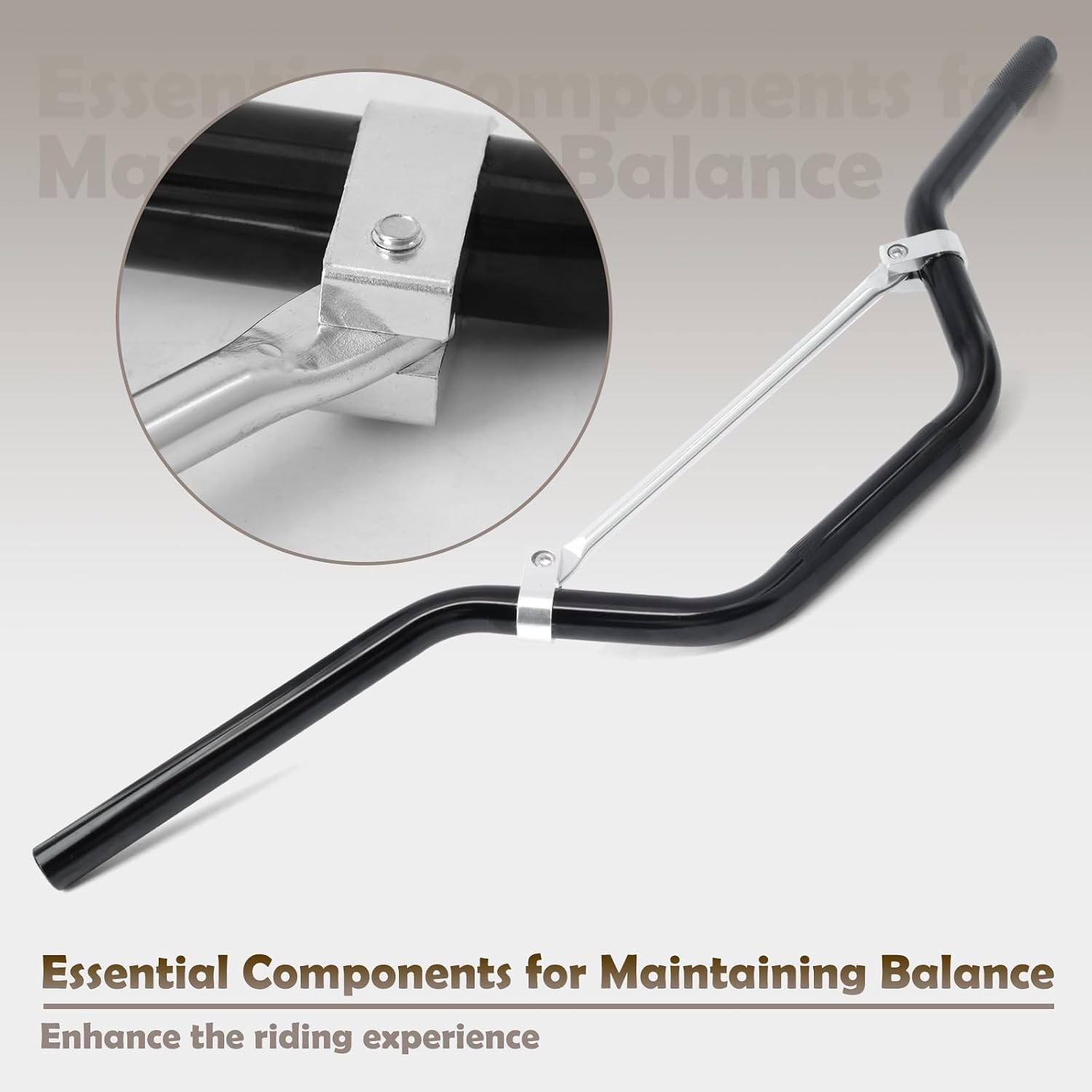 Ebike Handlebars Accessories Compatible with Tutto Tutti Soleil 01 Electric Motorcycle Replacement Parts With Stabilizing Bracket