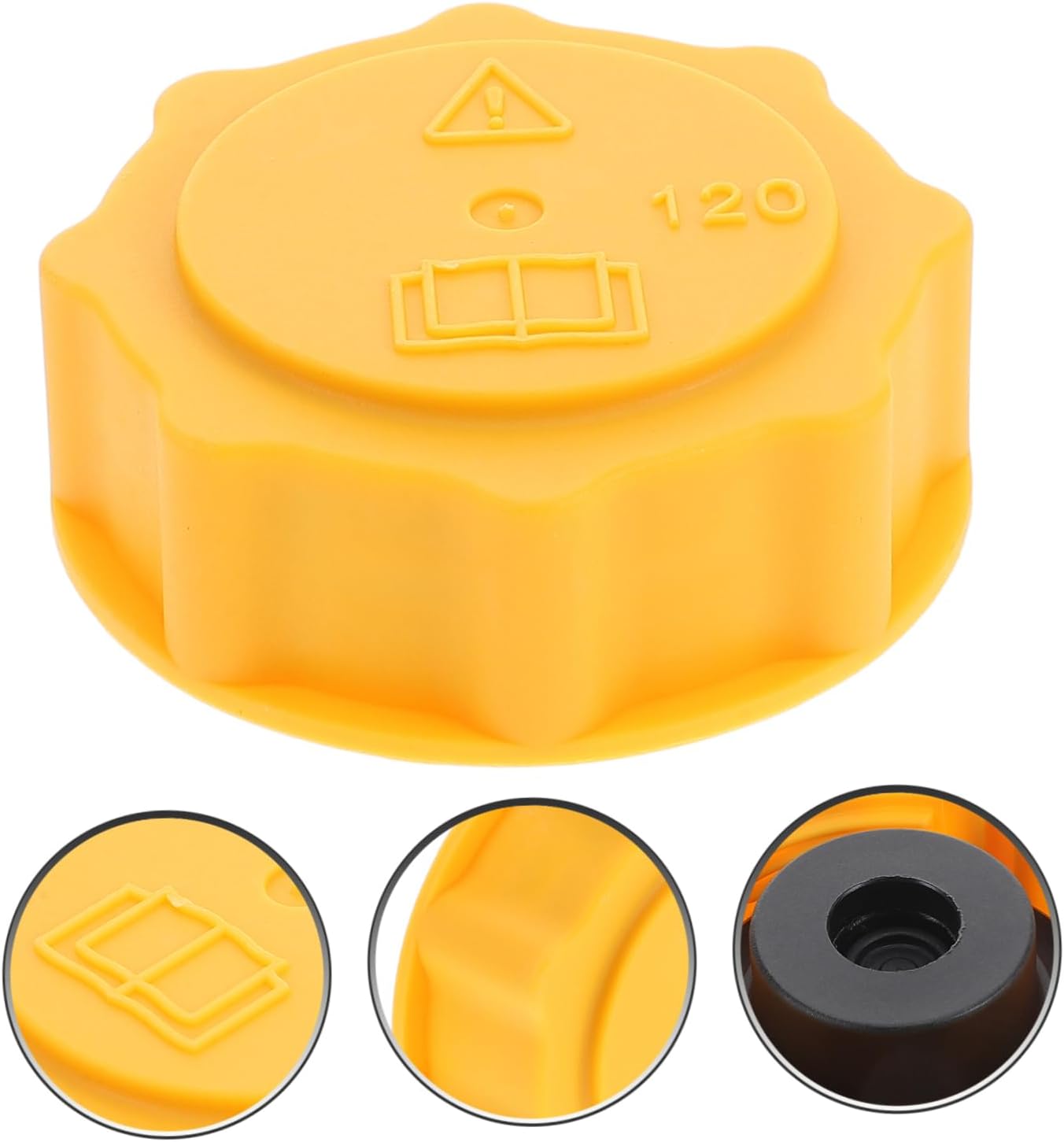 TIDTALEO Radiator Reservoir Cap Replacement for Fiesta Coolant Reservoir Tank Cover Antifreeze Seal Cap Sturdy and High-Temperature Resistant