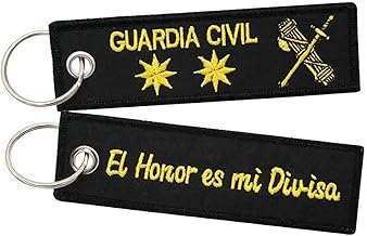 GUARDIA CIVIL Spain military patches embroidered double-sided keychain