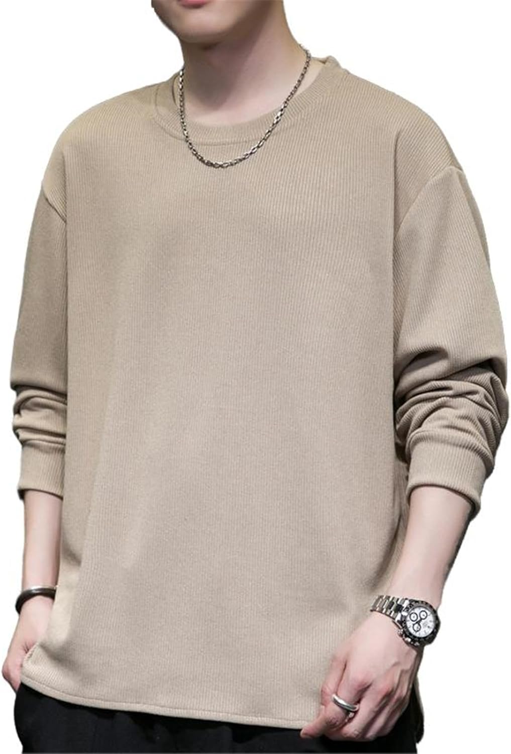 Men's Workwear Crew Neck Pullover Reinforced Stitching Heavy Duty Sweatshirt