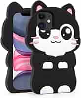Funda Monedero Gato Para IPhone 11 Pro Max - Con Cremallera Y Correa