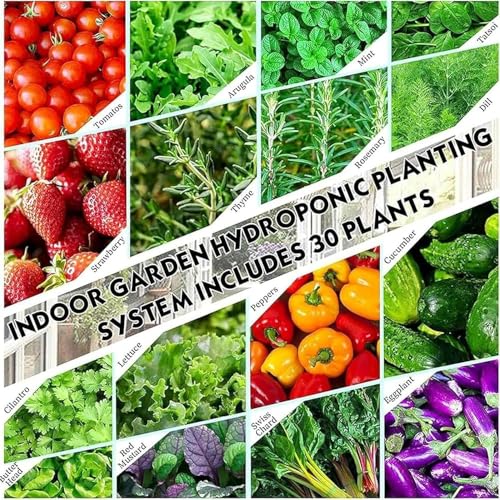 Jardín de torre vertical hidropónico de 45 agujeros, sistema de plantación apilable de 15 pisos con depósito de agua para uso en interiores y exteriores, columna de cultivo hermética que ahorra