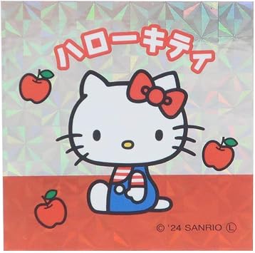 Kamio Japan Hello Kitty Colekira Sticker 1 Sticker Collection Sticker Mark Mejirushi Decor Decoration 240421