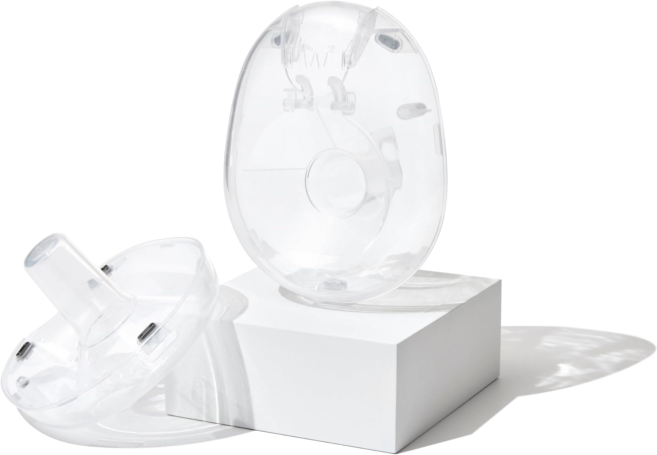 Willow - 360 Breast Pump Flanges - 24mm Breast Shield - for Willow 360 or 3.0 Wearable Breast Pump, Hands-Free for Leak Proof Breast Pumping with Spill- Proof Milk Bags - 2ct
