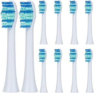 Replacement Toothbrush Heads Fit for FRONIX Electric Brush. (White Firm) | Fits FRONIX with tight snap lock, no wobble. Budget multi-pack.