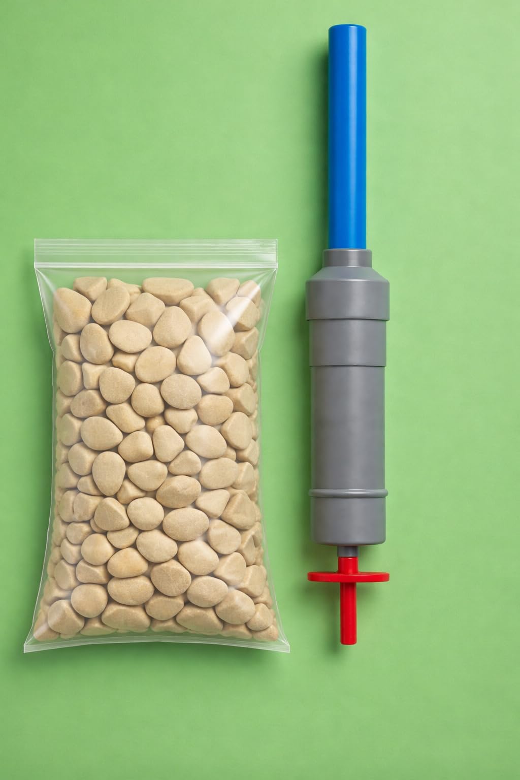 PVC Monkey Repeller Gun with Free 1kg Calcium Carbide, Sound Making Animal Deterrent Tool for Agricultural Crop Protection, Grey and Blue