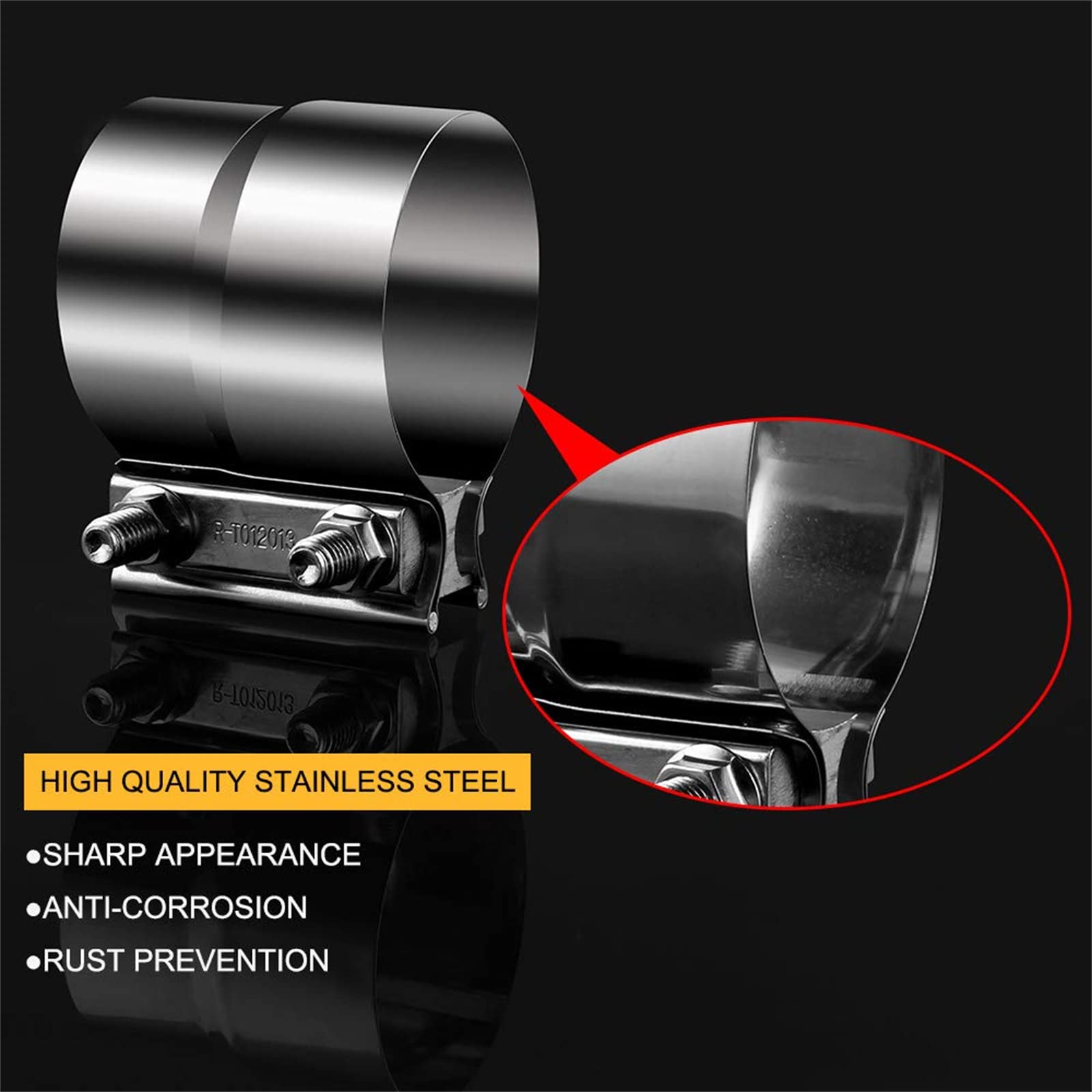 2.0/2.25/2.5/3.0/4.0 Lap Joint Exhaust Band Clamp Exhaust Repair Prefo – Dynamic Performance Tuning