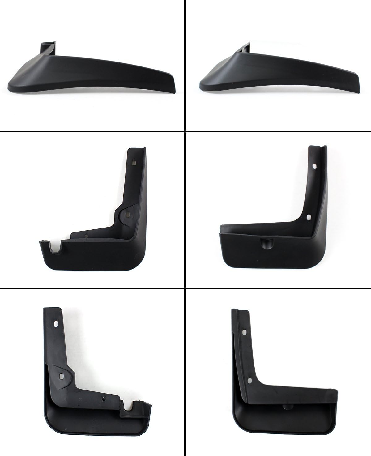 4 Pieces Front & Rear Splash Guard Mud Flap Set Compatible for 2017-2020 Hyundai Elantra 4 Door Sedan
