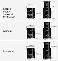 Vista 6 de TTArtisan Lente Macro APS-C de 1.575 in F/2.8 MFT M43 Montaje EPM1 EPM2 EPL1 EPL9 E-P6 E-M1 E-M5 E-M10II E-M10II E-M10IIII Pen-F G1 G7 G85 GF1 GF2