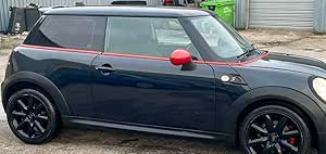 Amazon.com - Gloss RED Peel & Stick No Chrome dechrome Belt line ...