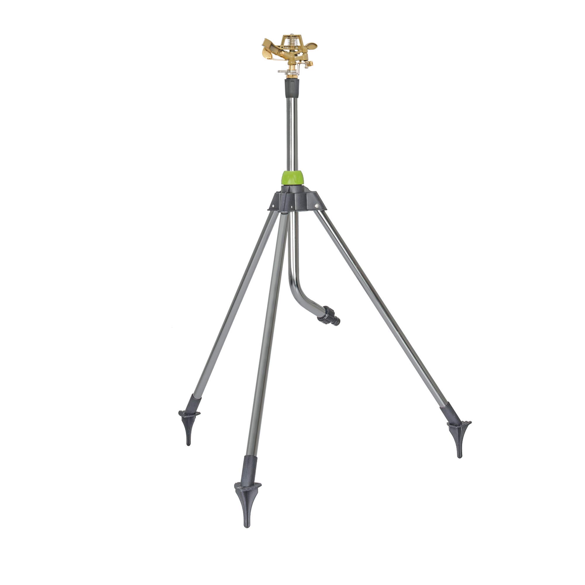 VITO - Arroseur de Jardin Rotatif sur trépied Alu Portée Max 14 m Raccord Rapide