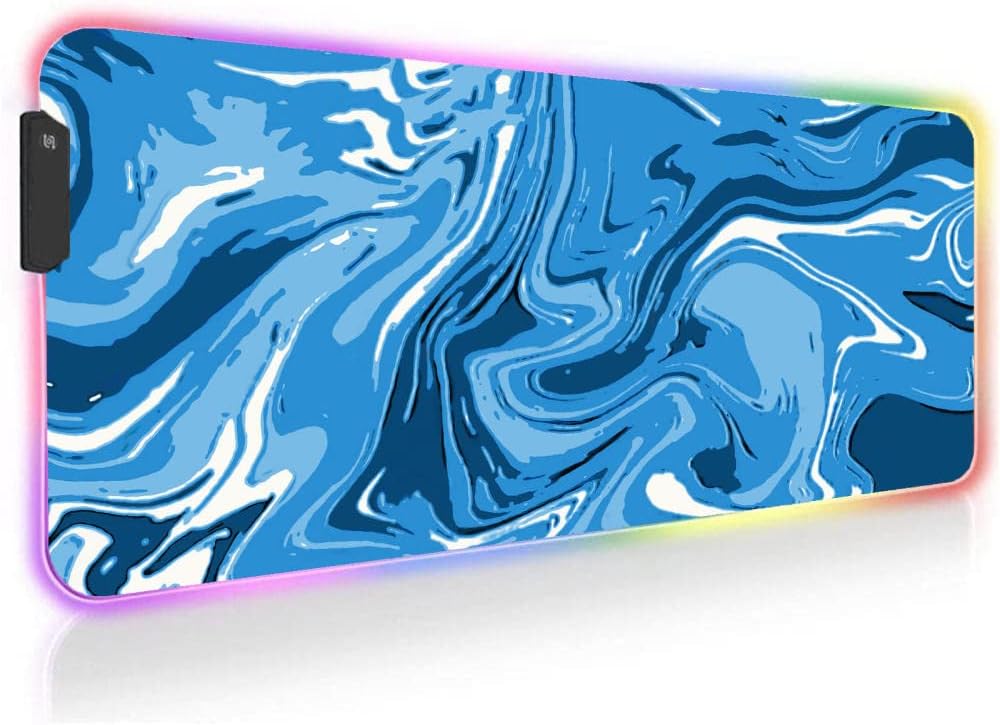 Strata Liquid RGB gamingowe podkładki pod mysz gracz komputer klawiatura biurko mata LED