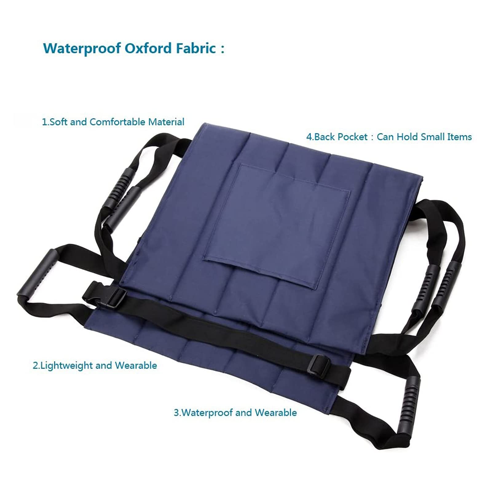 Tablas de Transferencia Elevador de Pacientes Tabla Deslizante para escaleras Silla de evacuación de Emergencia Cinturón para Silla de Ruedas Elevador médico Bandas de elevación pa