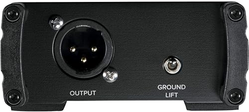 Miniatura 9 de Mackie Serie MDB, caja directa estéreo pasiva con entradas dobles de alta impedancia de 14 pulgadas con salidas pasantes, almohadillas de 15 db y