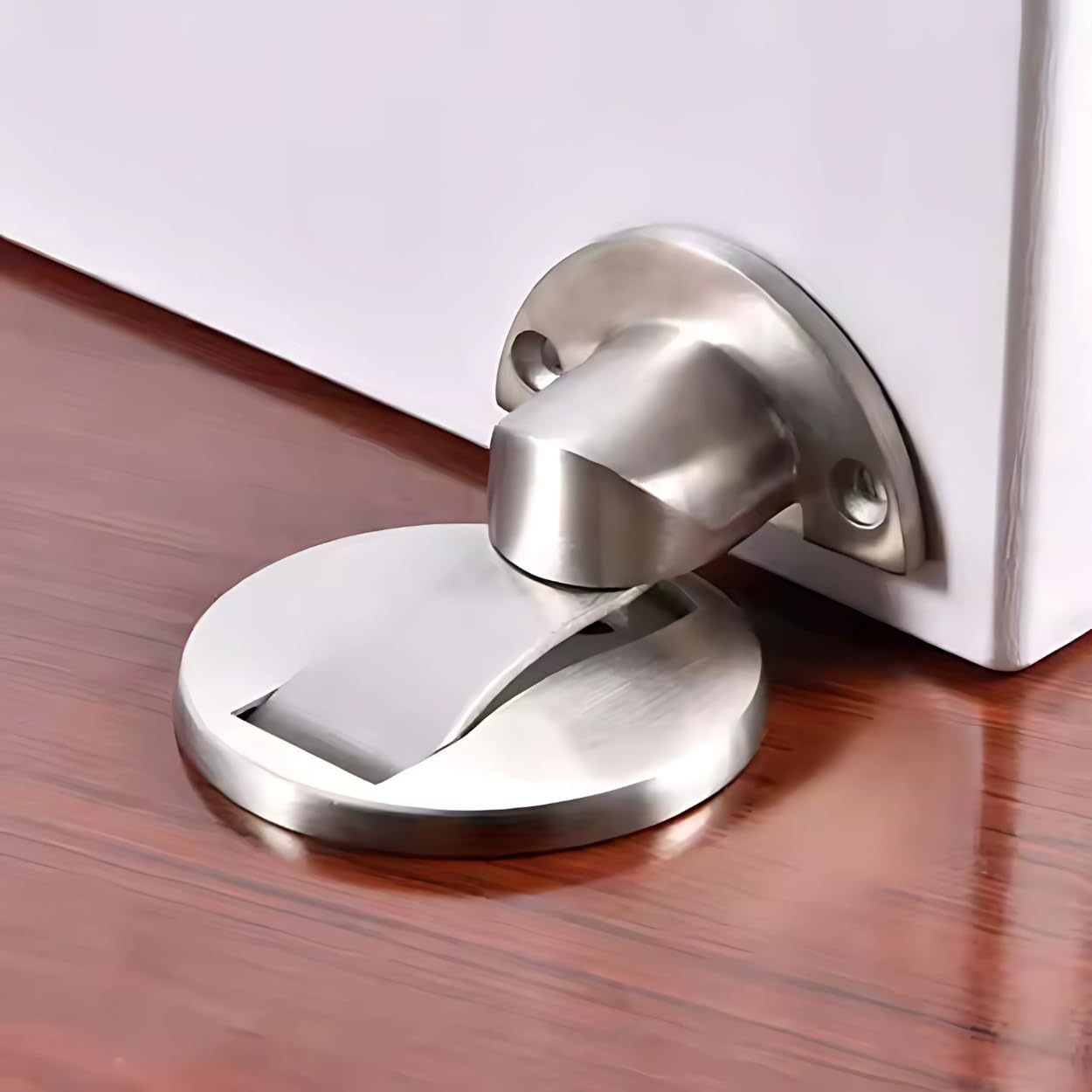 Magnetic Door Stopper Magnets Door Stops Catch Floor Door Holder with Self Adhesive and Screw Mount, Door Magnet Stopper, Morden Design Heavy Duty Steel Door Stop for Home & Office-image-27