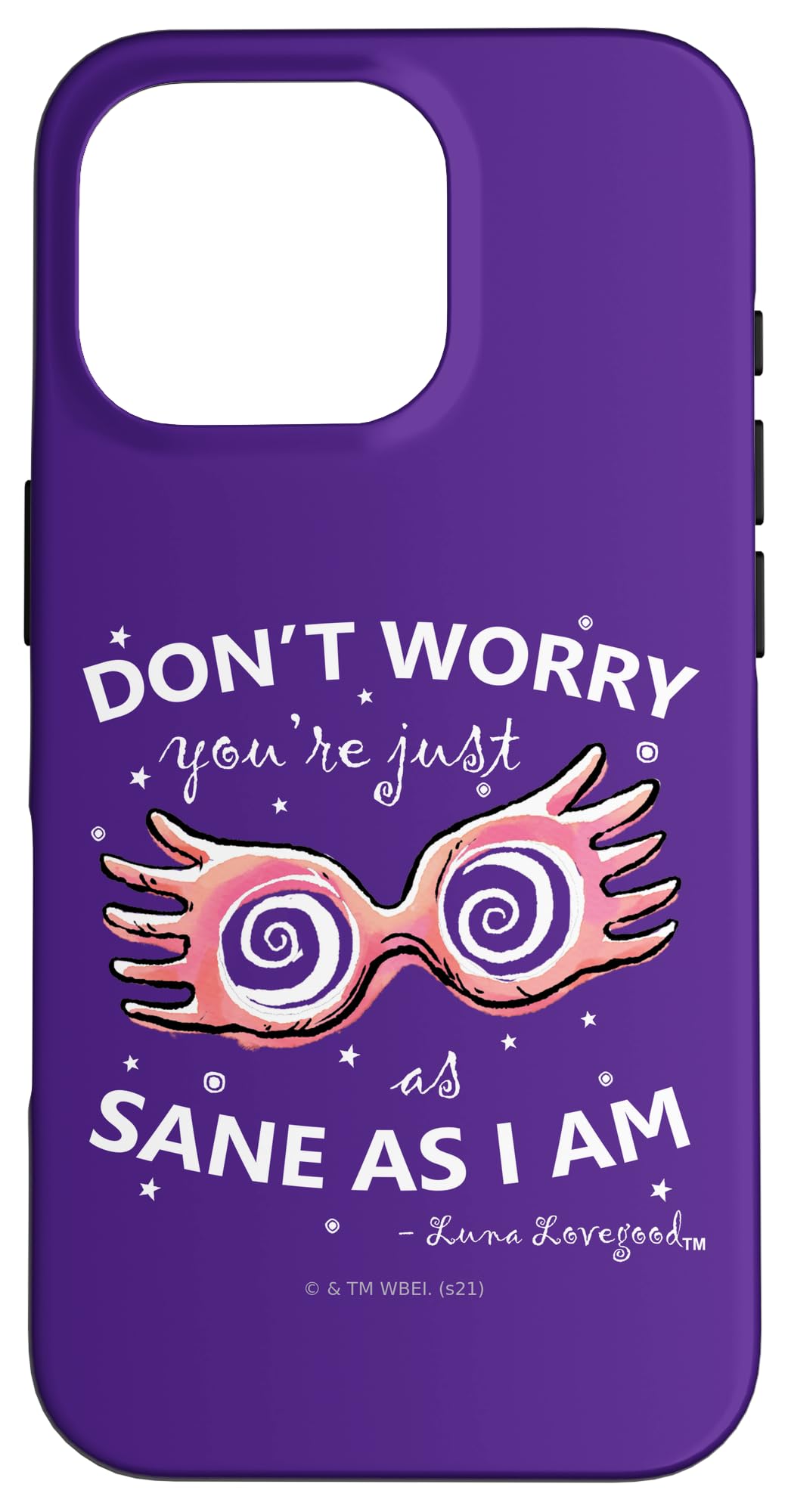 Harry Potter Luna Lovegood Spectrespecs White Case for iPhone 16 Pro
