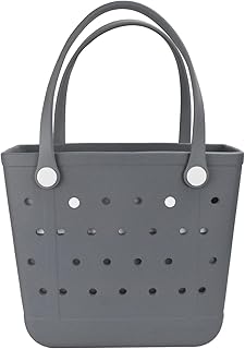 Lightweight Extra large Rubber Beach Bag Small mini Tote Bag for Gym Waterproof medium Open Handbag for Pool Sports
