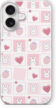 iPhone 16 ile Uyumlu  ilek Tav an Tasar m Bask l   effaf K l f