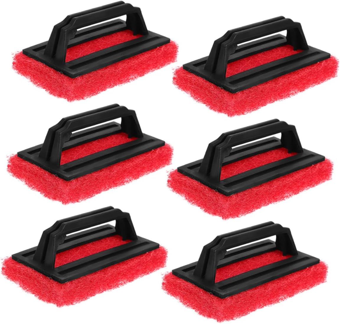 Anneome 6pcs Screen Printing Brush with Handle Ink Remover Scrub Pads for Multifunctional Cleaning Sanding Effect for Quick Ink Removal Compact Design for Home and Screen Cleaning