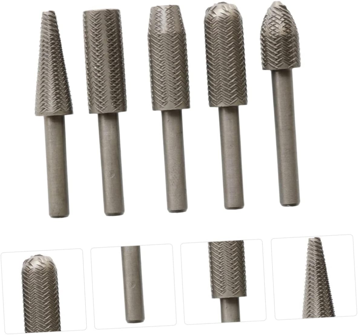 Electric Rotary Steel File Set Grinding Cutter Tool for Wood Carving