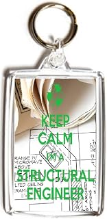 Keep Calm I'm a Structural Engineer - Double Sided Large Keyring