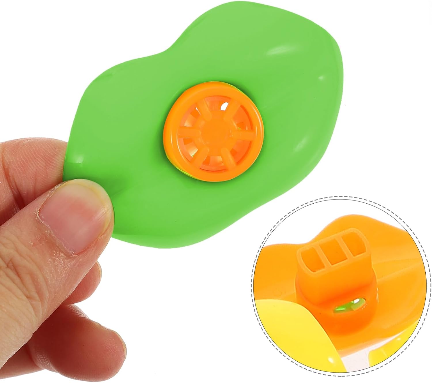 NUOBESTY Lip Shaped Party Blowers Whistles, 20Pcs Loud Plastic Noisemaker Toys for Goodie Bags Fillers, Classroom Rewards, Carnival, Mardi Gras, Kids Party Favors (Random Colors)