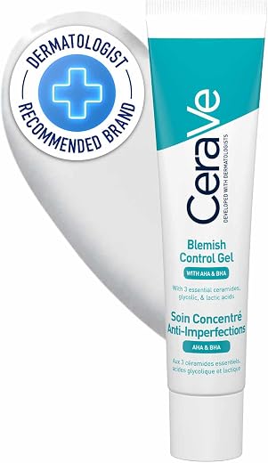 CeraVe Blemish Control Gel with 2% Salicylic Acid and Niacinamide, Treats Blemish-Prone Skin By Reducing Acne and Blackhea...