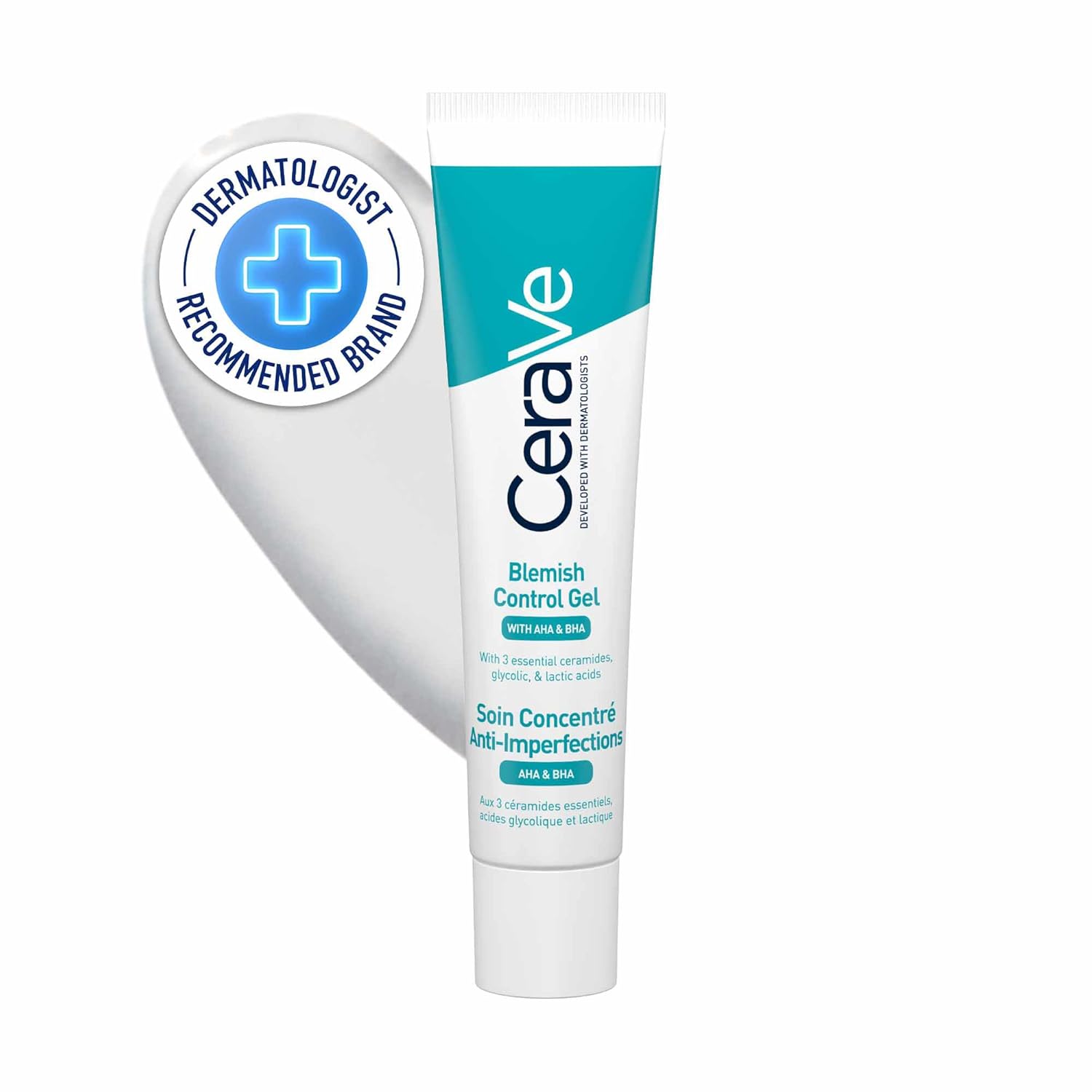 CeraVe Blemish Control Gel with 2% Salicylic Acid and Niacinamide, Treats Blemish-Prone Skin By Reducing Acne and Blackhea...