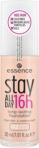 essence cosmetics Stay All Day Long-Last. Foundation 02