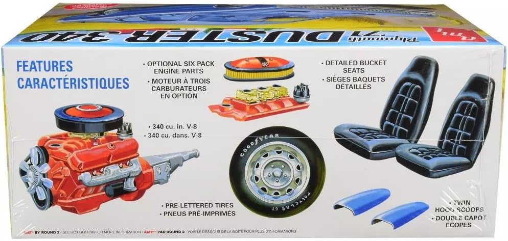 AMT AMT1118M/12 1/25 1971 Series Plymouth Duster 340 Model Kit Various Models