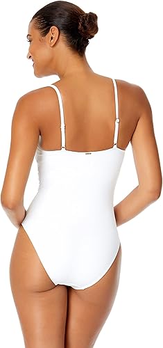 Vista 2 de Anne Cole Maillot Solid traje de baño de una pieza para mujer