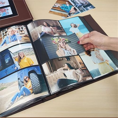 Miniatura 3 de ZHAOLEI 6-Inch Insert Album 600 6-Inch Photos Large-Capacity Album Collection, Family Gathering Photo Collection Wedding Photo Album (Color  E, Size