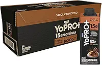 YoPRO Bebida Láctea UHT Capuccino 15g de proteínas 250ml - 24 unidades