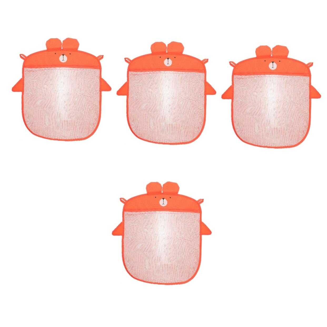 Rangement jouets de bain filet Toyvian contre l'humidité : 4 organisateurs cartoon suspendus