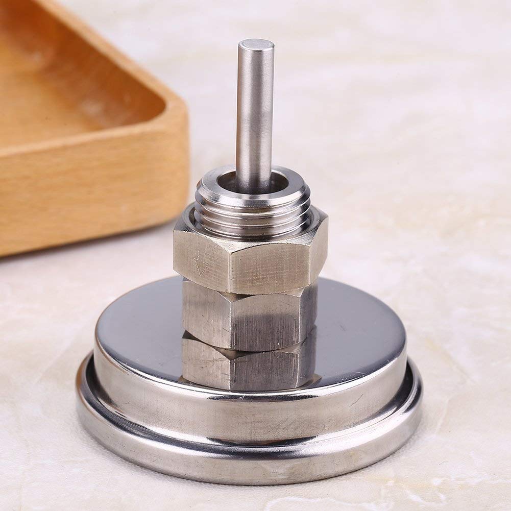 Stainless Steel Thermometer Gauge - Charcoal Grill Pit Smoker Barbecue BBQ Pit Smoker Grill Thermometer