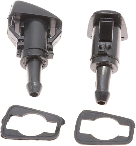 Paquete de 2 rociadores de boquilla para limpiaparabrisas delantero izquierdo derecho arandela de parabrisas boquilla para Jeep 2005-2015 Dodge