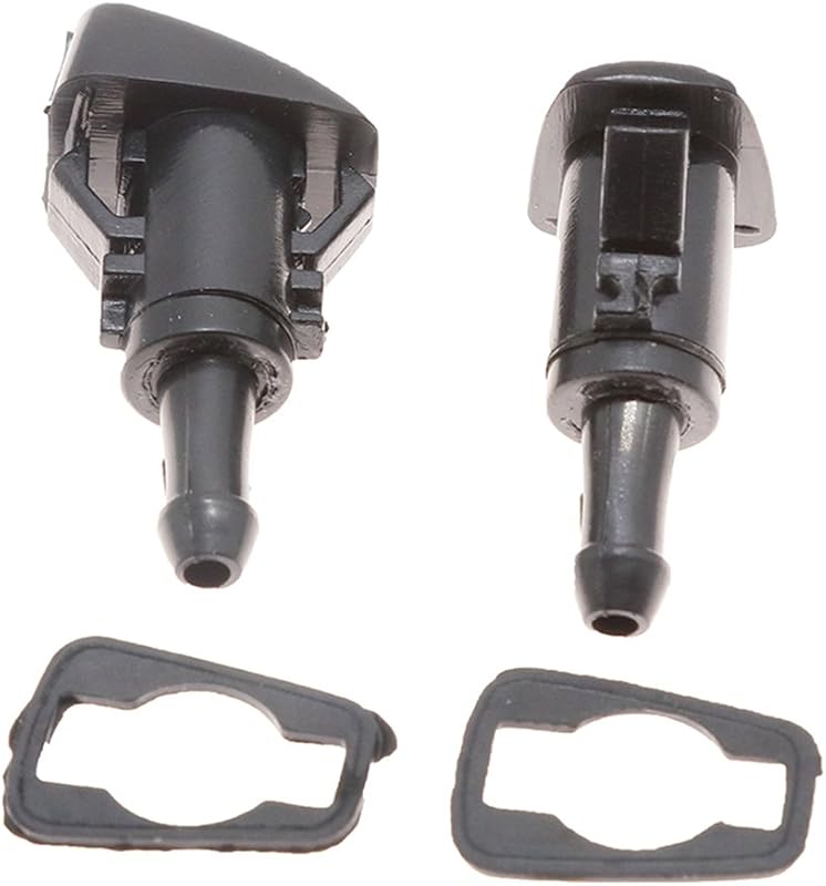 Bicos esguichadores do lavador do para-brisa Syconeer para Jeep, Dodge e Chrysler – Kit com 2 unidades