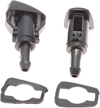 5116079AA Pack of 2 Windshield Washer Nozzle Sprayers Kit for Jeep Dodge | Front Left Right Windshield Washer Squirter Nozzle,Compatible with Jeep,Dodge,Chrysler ,Replace 5116079AA 5160308AA