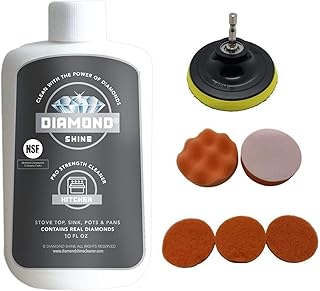 Diamond Shine Ultimate Cooktop Cleaner Combo Pack Smooth Top, Range Top, Ceramic, Electric, Gas, Induction